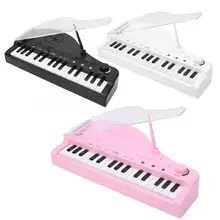 31 ключ 7 красочных электронных пианино игрушка с светильник Обучающие Развивающие игрушки Классический музыкальный инструмент для детей Детский подарок