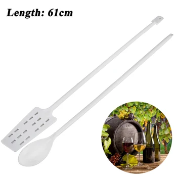 

Plastic Wine Stirrer Paddle Spoon Wine Mash Tun Mixing Stirrer Paddle Home Kitchen Bar Beer Brewing for HomeBrew Tools 24"/61cm