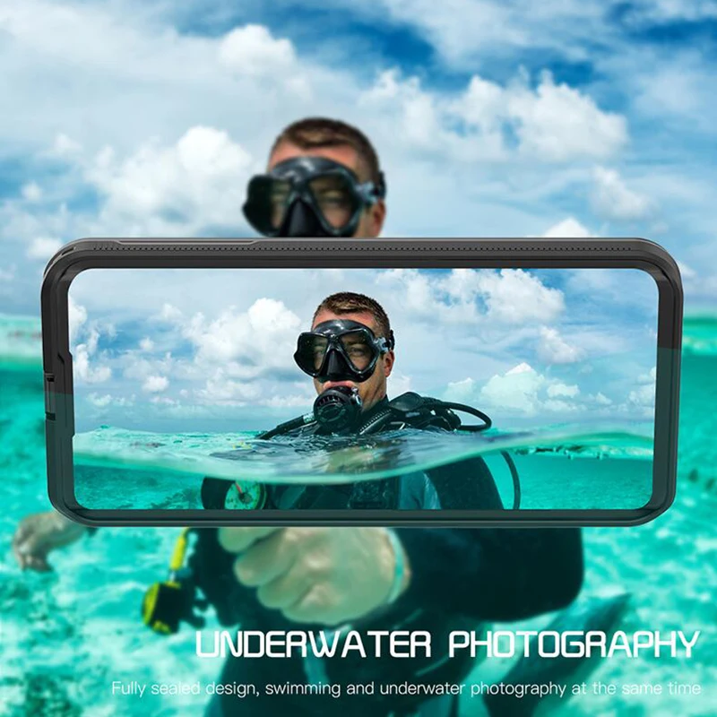 Подводный чехол Leanonus для Huawei P40 Pro противоударный водонепроницаемый дайвинга P20 P30