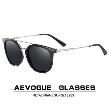 

AEVOGUE New Men Women TR Fashion Classic Polarized Sunglasses Round Retro Sun Glasses Brand Designer UV400 AE0853
