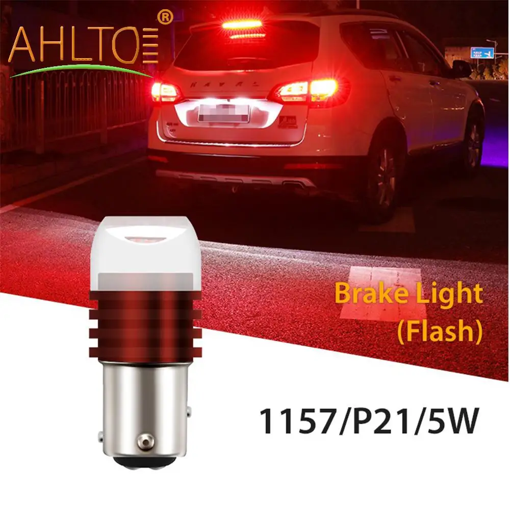 1X1156 BA15S 1157 BAY15D Автомобильная купольная светодиодная белая красная