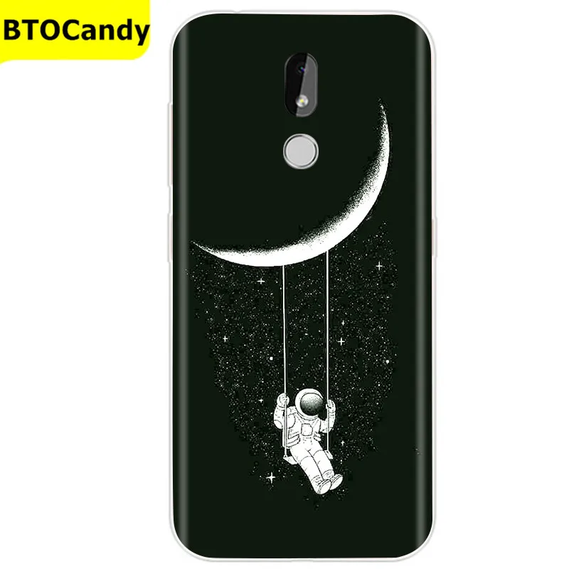 cell phone lanyard pouch For Nokia 3.2 Silicone Case Tpu Cover Soft Cartoon Phone Case For NOKIA 3.2 nokia3.2 TA-1156 TA-1159 TA-1164 Back Case Bumper phone pouch bag Cases & Covers