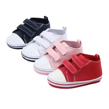 

Baby Casual Shoes Boys Girls Sneaker Soft Sole Anti-Slip Infant Toddler Shoes Crib Sports Canvas Shoes For 0-24M