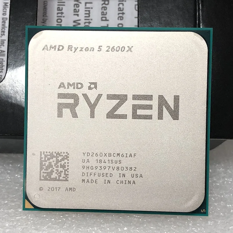 

AMD Ryzen 5 2600X R5 2600X3.6 GHz Six-Core Twelve Yarn Pu Processor L3 = 16M 95W YD260XBCM6IAF Socket AM4