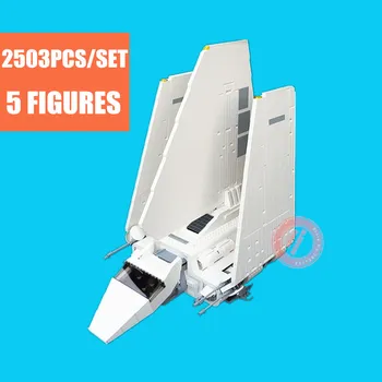 

New Star Plane Imperial Shuttle Fighter Fit Star Wars Figures Building Blocks Brick Toy Model 10212 Christmas Gift Kid