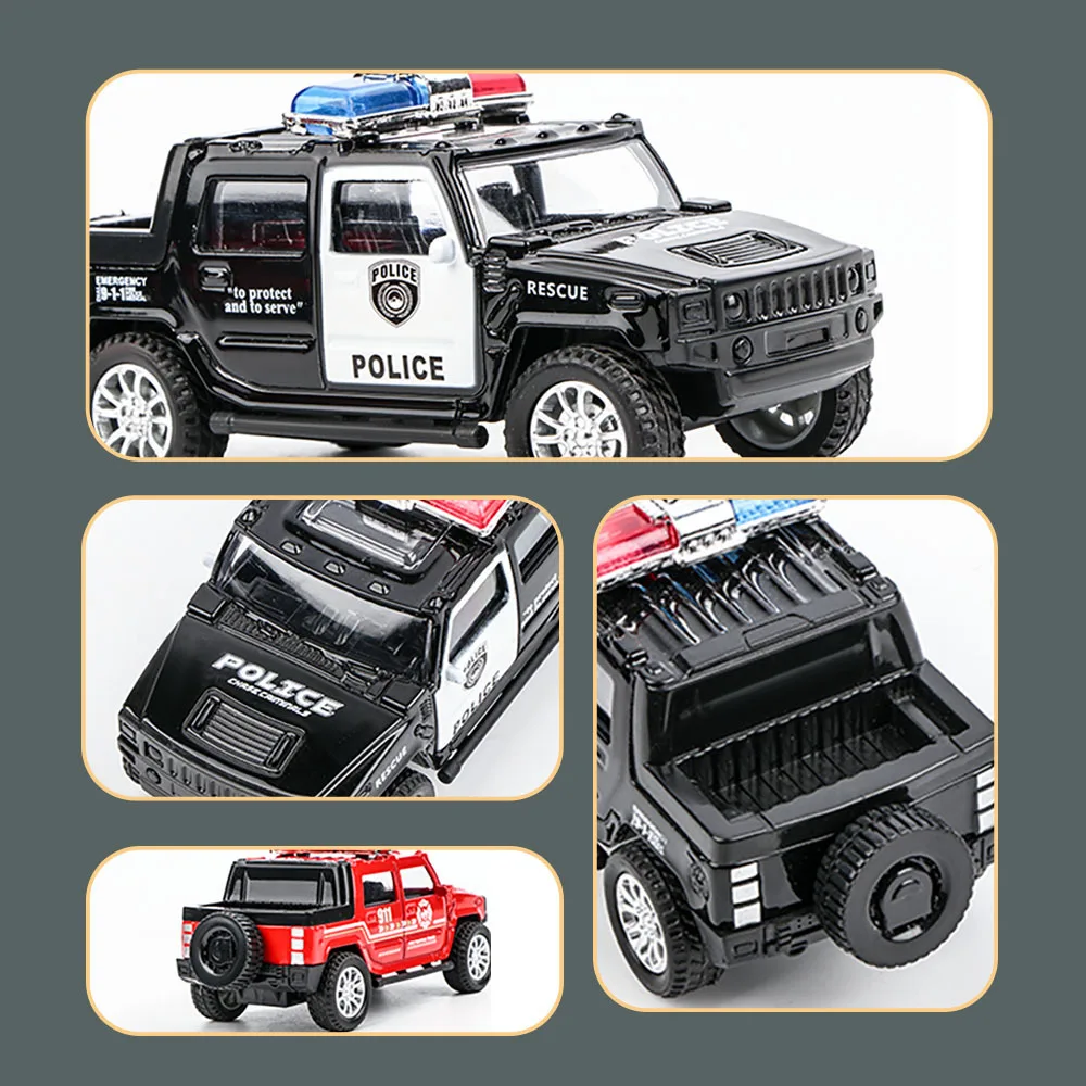 6 Peças Conjunto 1:60 Liga Puxar Para Trás Polícia Resgate Brinquedo Modelo  De Carro De Corrida Esportes Supercar Swat Simulação Modelo De Carro De  Brinquedo Para Meninos - Trilhos Para Carros E Bicicletas - AliExpress