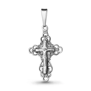 

Cross Orthodox AQUAMARINE without inserts Silver 925