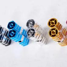 Велосипед из алюминиевого сплава шестигранный цоколь велосипед ракета трубка ножной упор рычаг задний мост педаль аксессуары цена одной пары