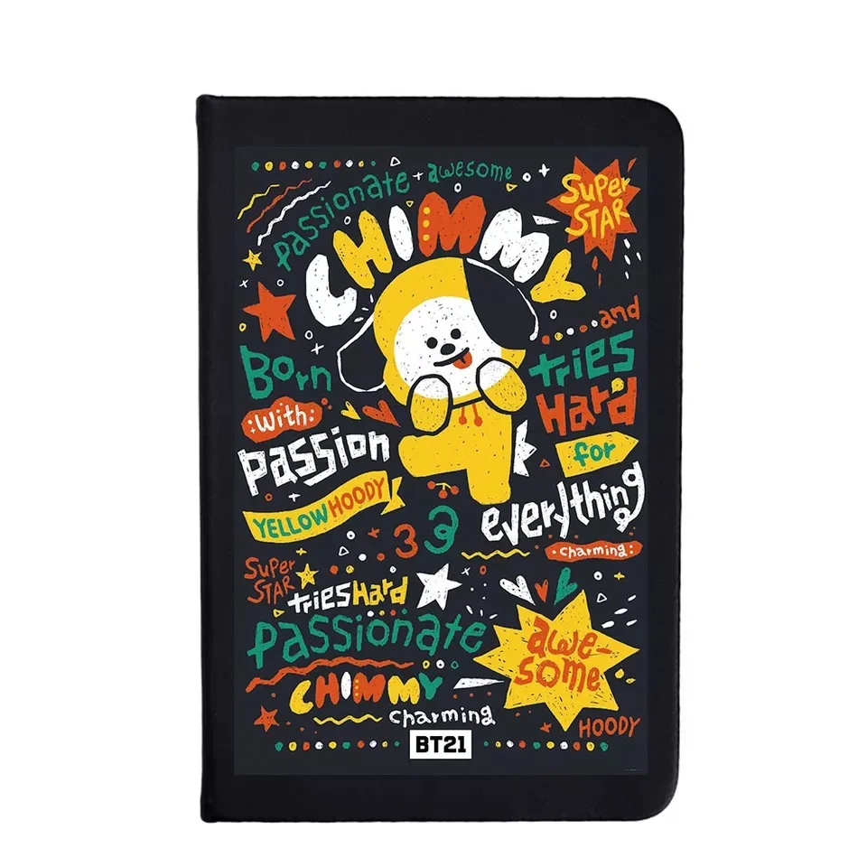 

HQBTS Bulletproof Youth Group Notebook black matte writing notebook new cute notepad student supplies