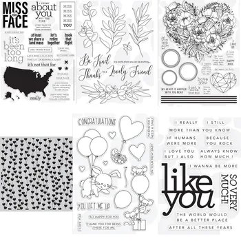 

love Clear Silicone Stamp / seal for DIY Scrapbooking / Album Decorative Clear Stamp Sheets A183