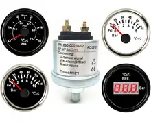 Автомобильный манометр давления масла, датчики модификации 0-5 бар 0-75psi 52 мм, измеритель давления масла 0-10 бар 0-145psi для грузовиков, лодок M10x1 NPT1/8 Автомобильный манометр давления масла, датчики модификации 0-5 бар 0-75psi 52 мм, измеритель давления масла 0-10 бар 0-145psi для грузовиков, лодок M10x1 NPT1/8