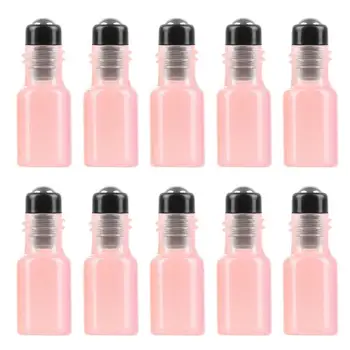 

2020 New Fashion 8ml Roll On Roller Bottle For Essential Oils Refillable Perfume Bottle Deodorant Containers With Lid