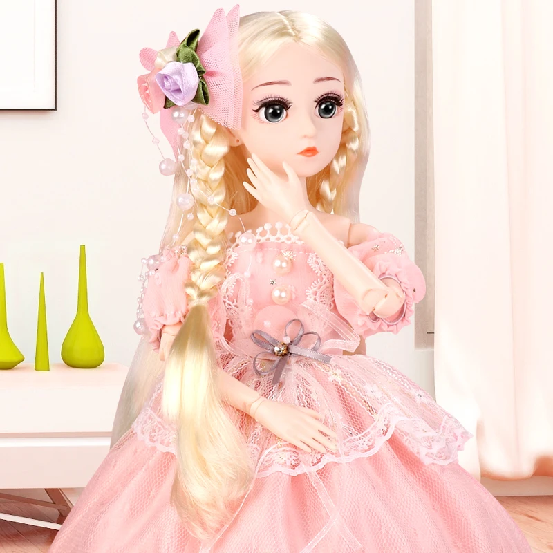 45 см BJD кукла 18 подвижные суставы DIY Gfit для детей Детский костюм принцессы Кукла с