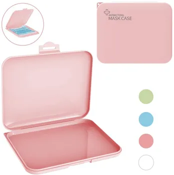 

1 Pc Portable Face Mask Case Face Mask Storage Bag Box Clip Pollution Prevention Mask Organizer Not Including Face Mask Py6