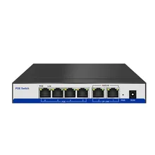 HYY10 CCTV active 4 Порты 10/100 м коммутатор питания через Ethernet Мощность Over Ethernet для PoE IP Камера Системы сети сетевые коммутаторы 2 Порты по восходящей линии