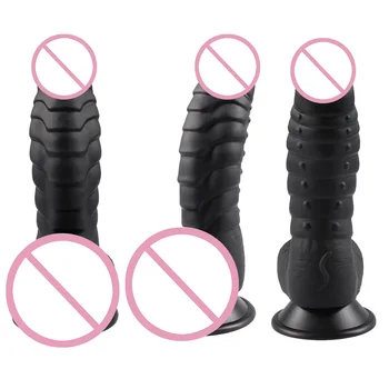 OLO Strapon Big Dick Orgasm Massage Dinosaur Scales Dildo With Suction Cup G-spot Stimulate Real Huge Cock Silicone Sex Toys 2
