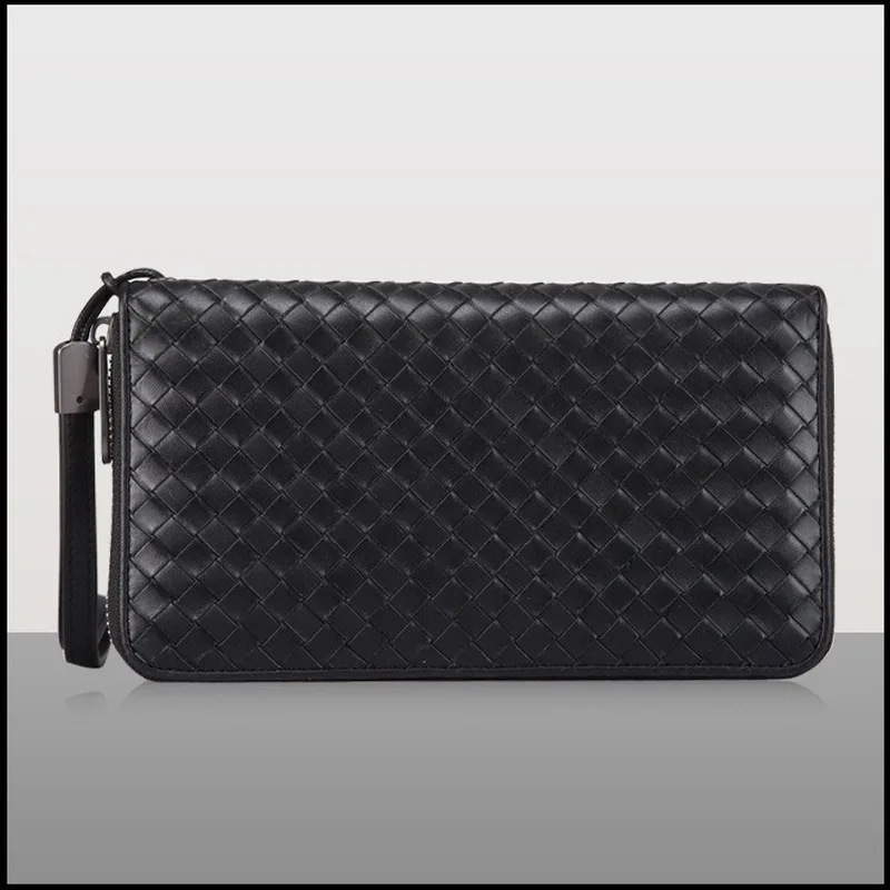 

Pure Hand-made Fashion Handbag Men Hand-grabbed Leather