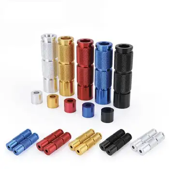 

2PCS Universal Motorcycle Foot Pegs Rear Set Feet Pedals Aluminum Billet CNC Machined for KTM Honda Yamaha Kawasaki BMW Suzuki