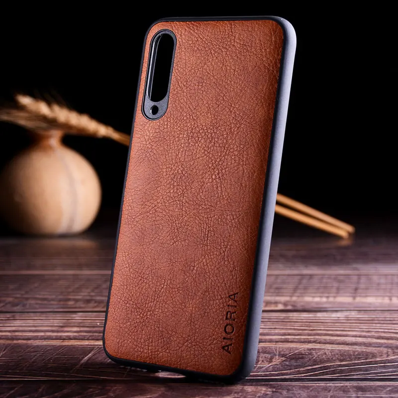 Чехол для xiaomi mi A3 funda роскошный кожаный винтажный кожа с рисунком Litchi capa с жестким чехлом для xiaomi mi A3 чехол