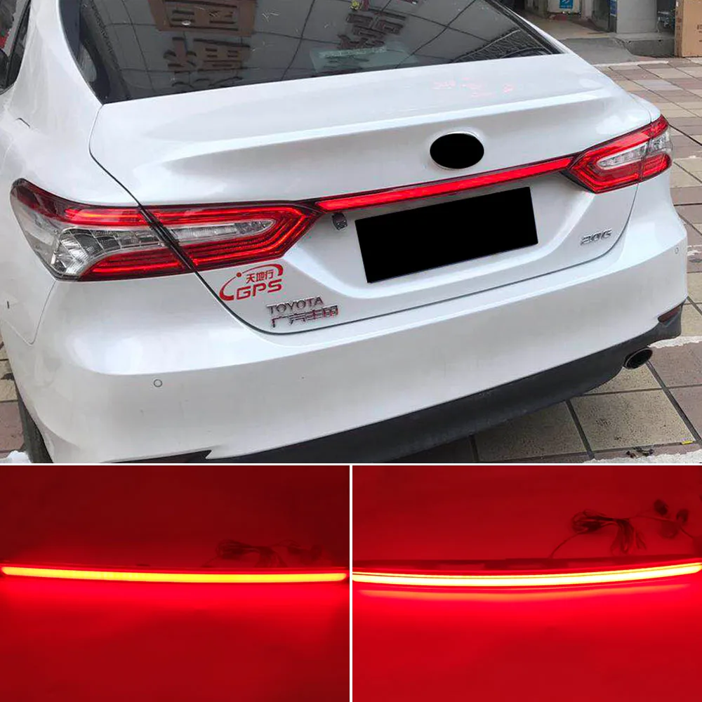 LEDテールライト,車の点滅ライト,トヨタカムリ用,2018 2019,2020用,赤い反射板,1個