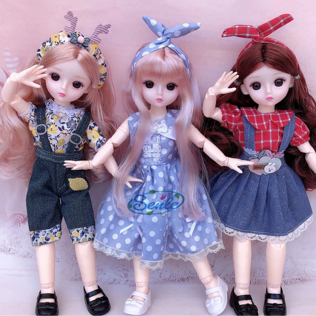 Новинка 22 подвижных суставов BJD кукла 31 см 1/6 макияж наряды милые куклы с ручной