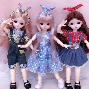 doll makeup and dress