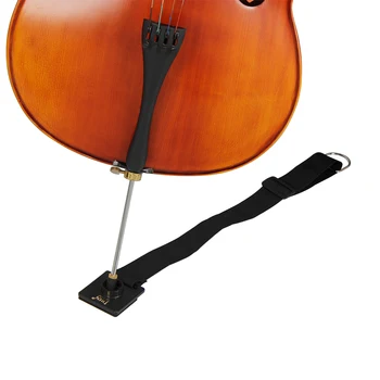 

Black Cellos Endpin Stopper Holder Stand Rest With Adjustable Strap