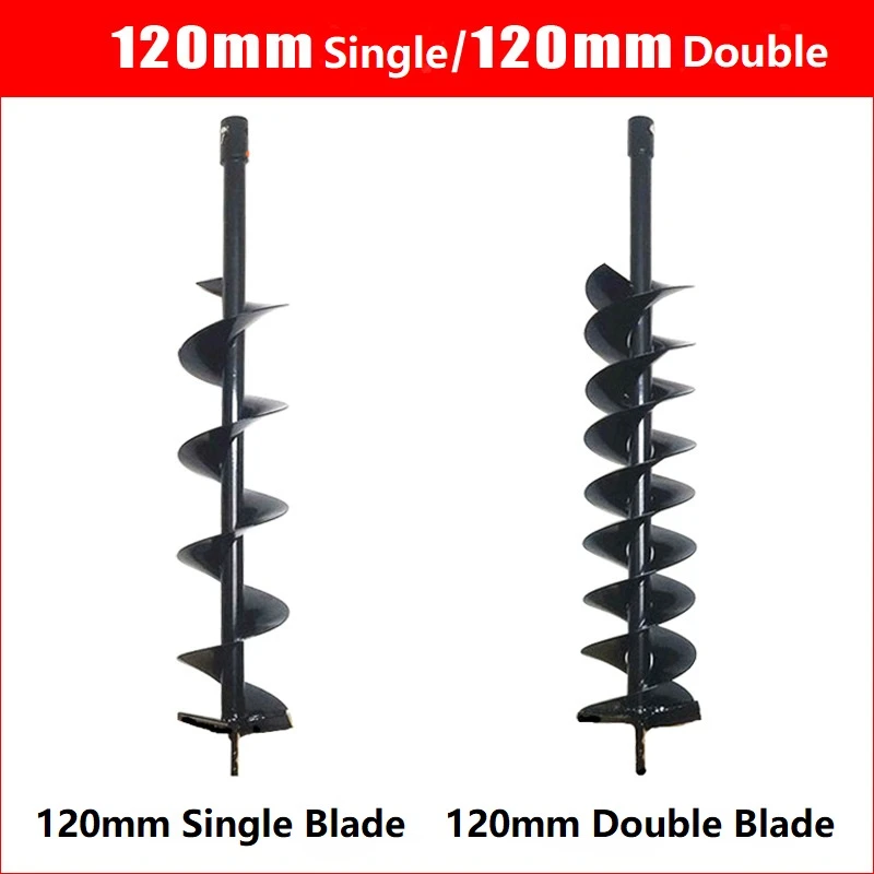 YF-CHEN Drill 40mm x 800mm Earth Auger Drill Bit,Fence Borer for Petrol Post Hole Digger Garden Tool Power Drilling Tools for Wood YF-CHEN Drill 40mm x 800mm Earth Auger Drill Bit,Fence Borer for Petrol Post Hole Digger Garden Tool Power Drilling Tools for Wood