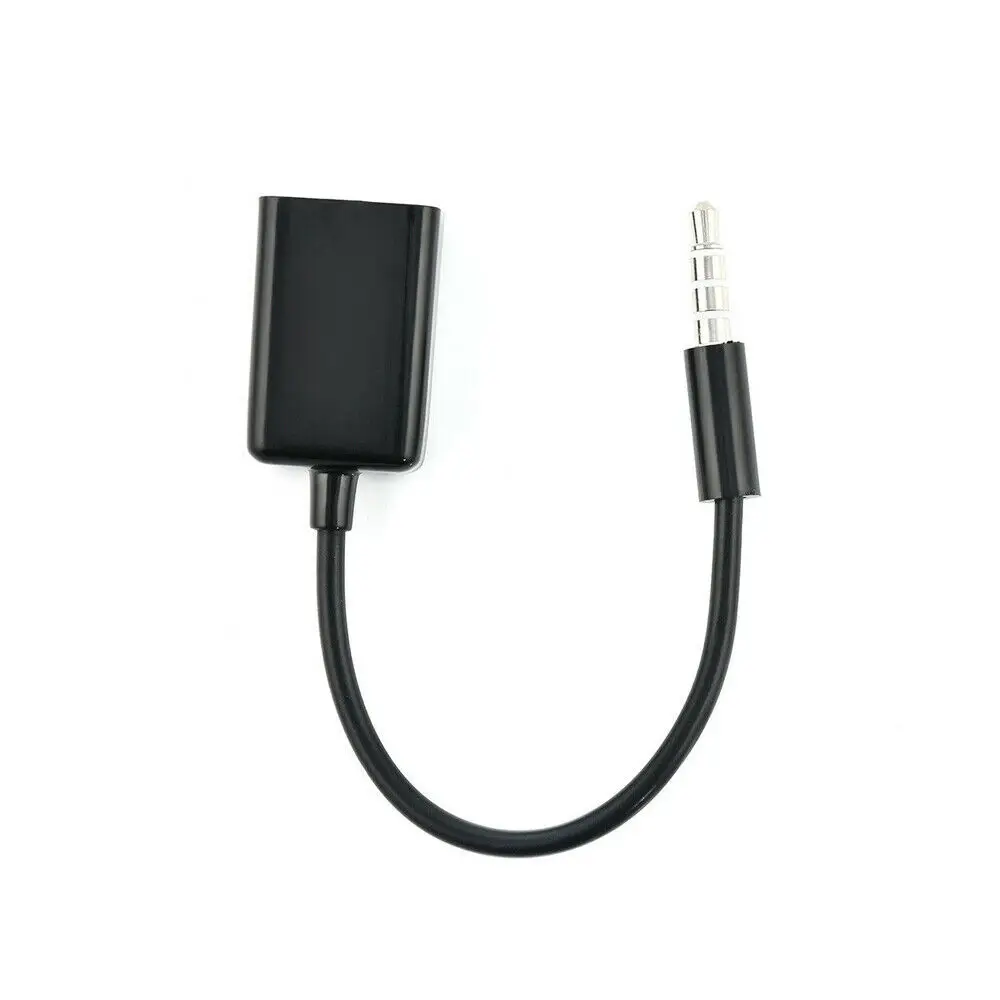 Usb to 3.5mm adapter 3.5mm audio adapter Audio earphone converter Audio headphone adapter 3.5mm Male AUX Audio Plug Jack To USB 2.0 Female Converter Cable Cord Car MP3