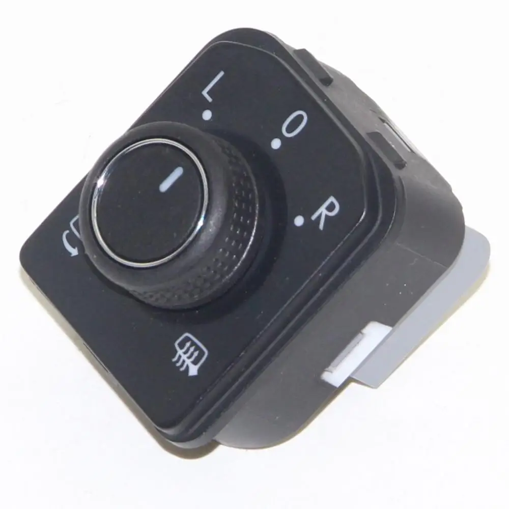 Задний Авто складной переключатель бокового зеркала электрические складные зеркала переключатель для Tiguan MK2 Passat B8 Teramont Touran 5TD 959 565 C - Цвет: Черный