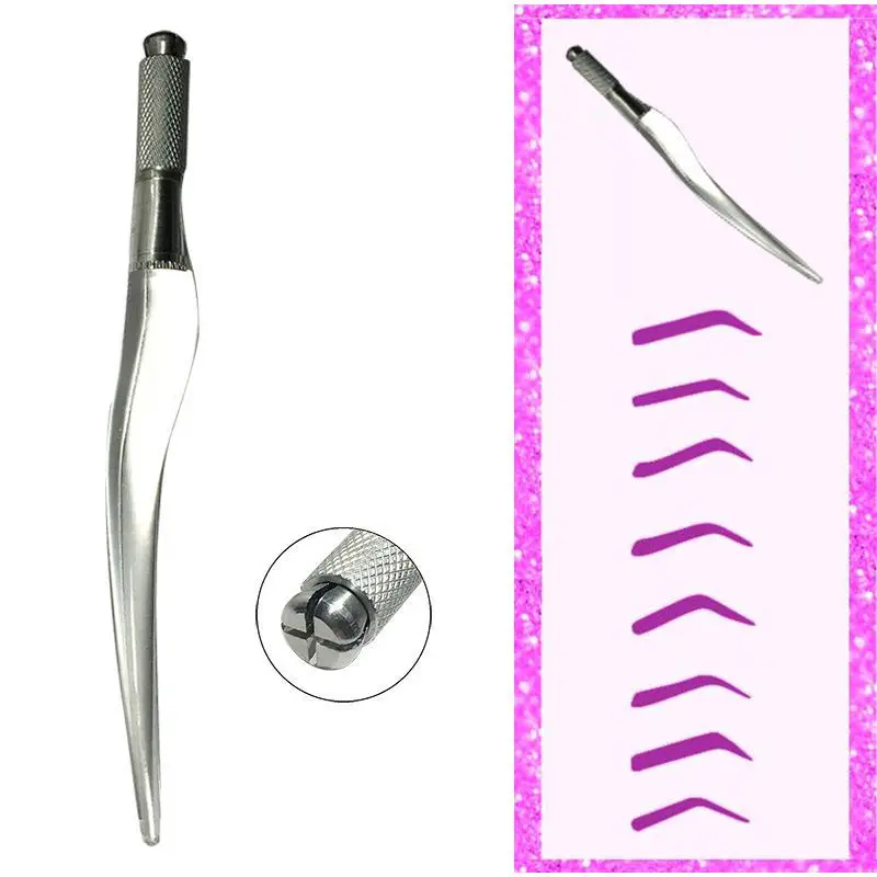 Professional Tattoo Manual Pen Handmade for Eyebrow Eyeliner Lip Makeup for Artists