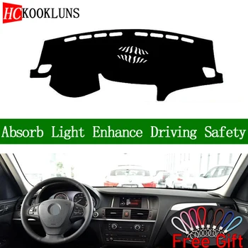 

For BMW X3 2013 2014 2015 2016 Dashboard Cover Sun Shade Dash Mat Pad Carpet Car Stickers Interior Accessories
