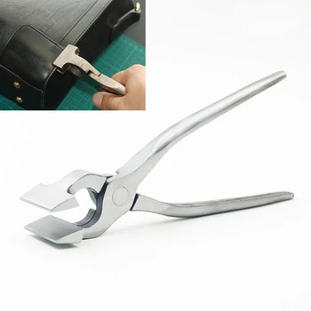 

Leather Edge Adjustment Press Flatten Plier Clamp For Handbag Leather Bag Making Pliers DIY Hand Tools Fixed Clamp Pliers