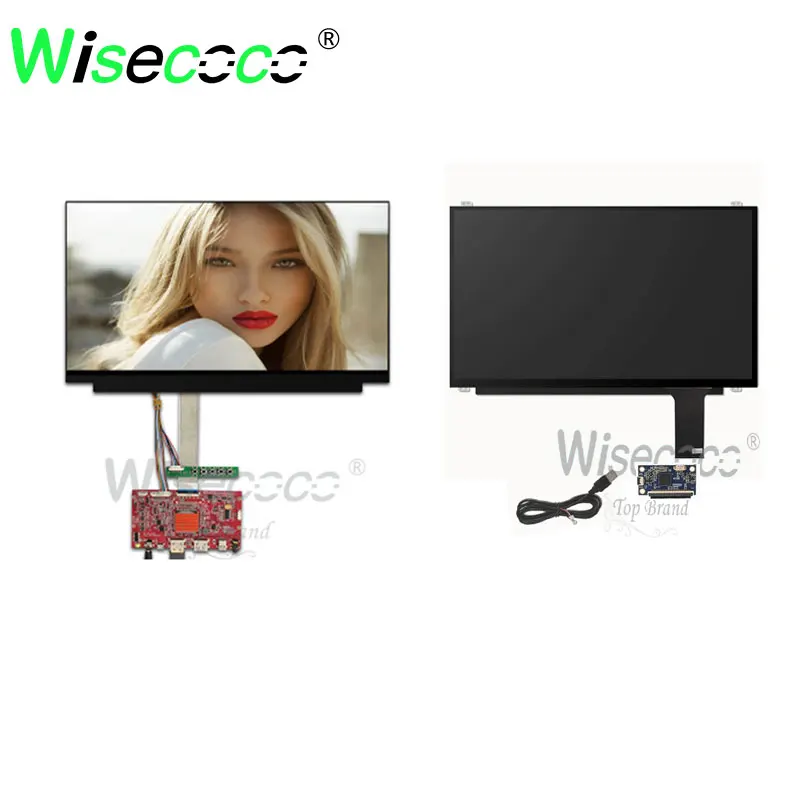 15,6 дюймовый 4K ips ЖК-экран 3840X2160 NV156QUM-N32 2HDMI DP ЖК-контактная плата с емкостным сенсорным экраном для diy проекта - Цвет: kit with touch kit
