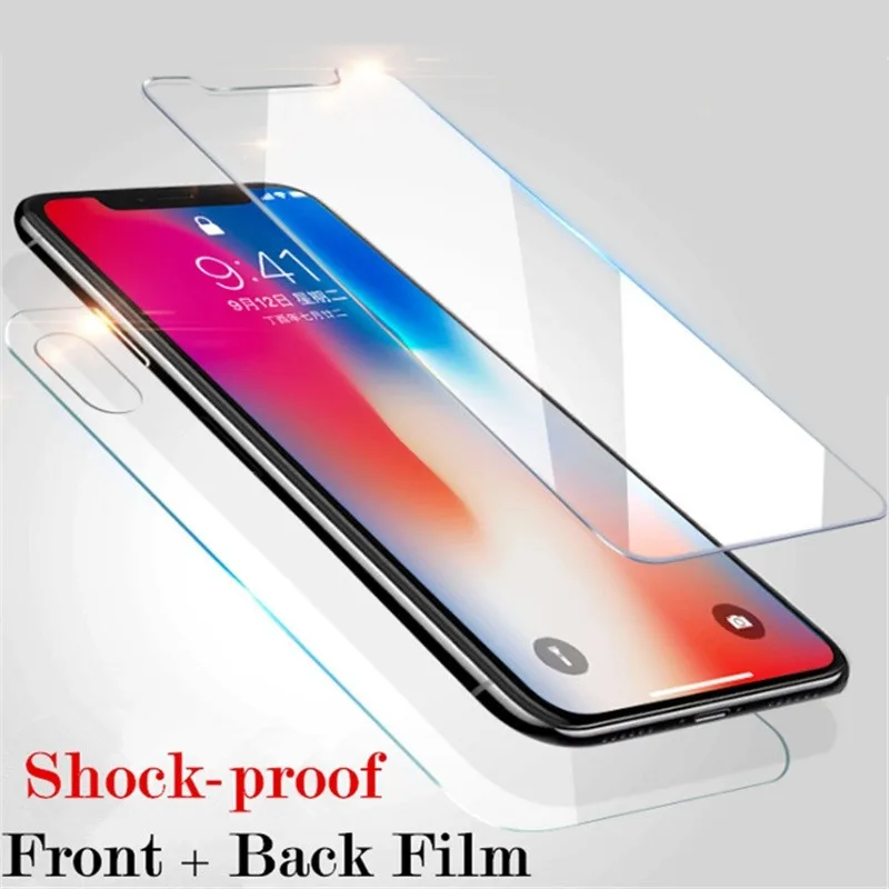 Передняя и задняя стеклянная пленка с полным покрытием 360 для Apple IPhone 11 Pro Max XS XR X 8 7