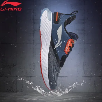 

(Break Code)Li-Ning Men LN CLOUD V SHIELD Cushion Running Shoes LiNing li ning Waterproof Sport Shoes Sneakers ARHP143 XYP944