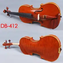 Мастер скрипки 4/4 Одна деталь тигровый клен скрипка ручной работы чехол бант#412