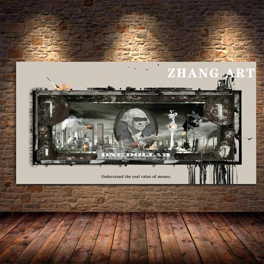American Paper Ticket Dollar Poster Cool Style Picture Canvas Painting Print Cuadros Wall Art Modern Home Room Decor Frameless American Paper Ticket Dollar Poster Cool Style Picture Canvas Painting Print Cuadros Wall Art Modern Home Room Decor Frameless