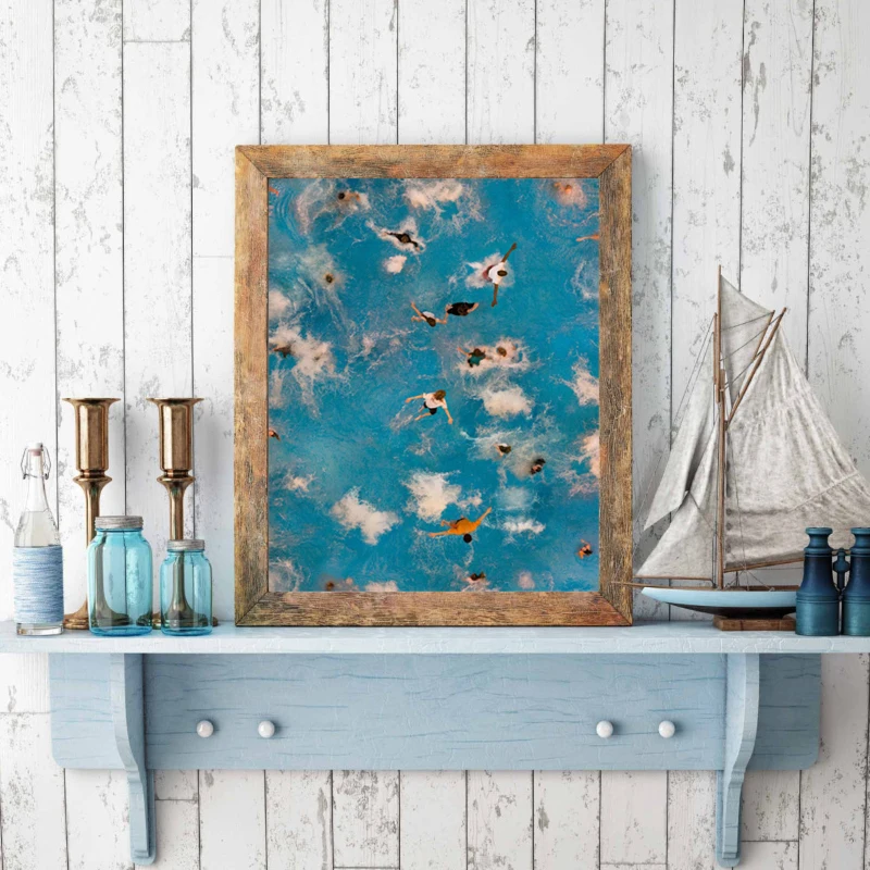 Summer Swim Canvas Prints Home Decor