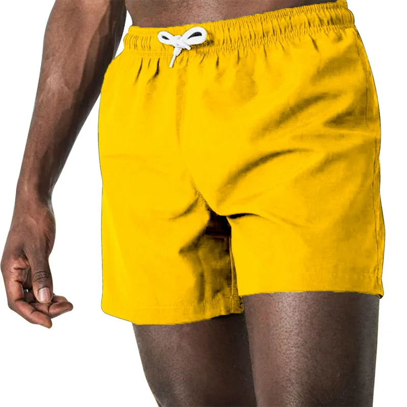 as picture 4XL Summer Beach Men Shorts with Pocket Straight Male Casual Drawstring Short Men Plus Size Nylon Loose bermuda masculina - Цвет: as picture