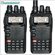 2 шт. Wouxun KG-889 иди и болтай Walkie Talkie S радио Водонепроницаемый 5W VHF/UHF двухдиапазонный Любительское радио, Си-Би радиосвязь станции двухстороннее радио приемопередатчик любительский