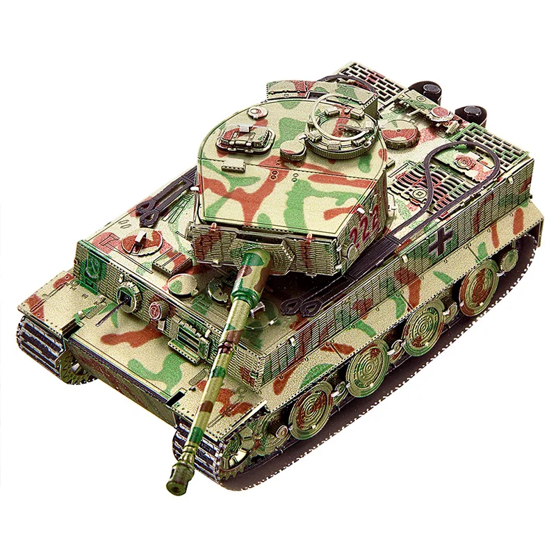 Металлический 3D пазл Piececool модель танка тигра I наборы для сборки Пазл сделай сам