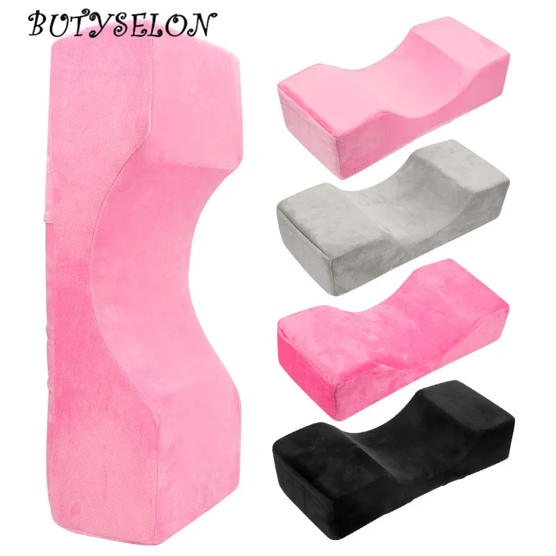 

Lash Pillow Neck Support Eyelash Soft Pillow Grafting Lashes Memory Foam Eyelash Extension Pillow With Pockets Salon Makeup Tool