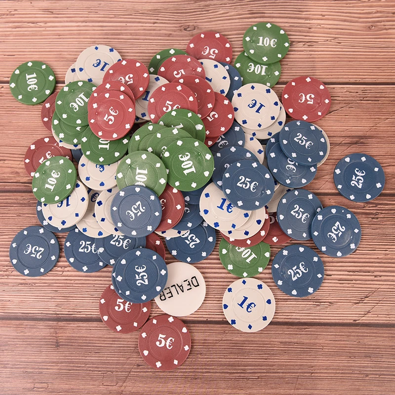 300PCS Poker Chips Set With Denoinations, 11.5g Nubered Chips With
