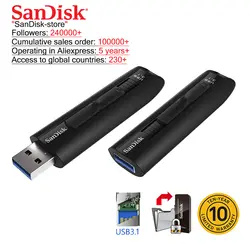 SanDisk USB флэш-накопитель 128 ГБ твердотельный USB 3,1 флэш-накопитель 64 ГБ флеш-накопитель usb-накопитель устройство для хранения u-диск высокая