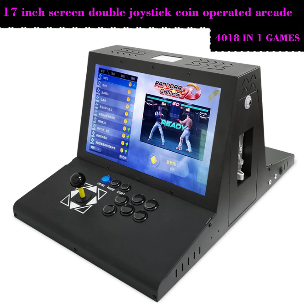 

children mini arcade game machine with 4018 in 1 game board