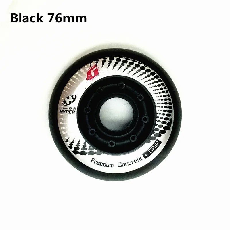 

4 pcs/lot Hyper +G Inline Skates Wheel 84A + Grip Freedom Concrete Roller Skating Rodas for SEBA High HV HL IGOR KSJ WFSC Carbon