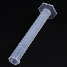 100 мл прозрачный пластиковый измерительный цилиндр для измерения жидкости для лабораторных принадлежностей, инструменты для химии, школьные лабораторные принадлежности