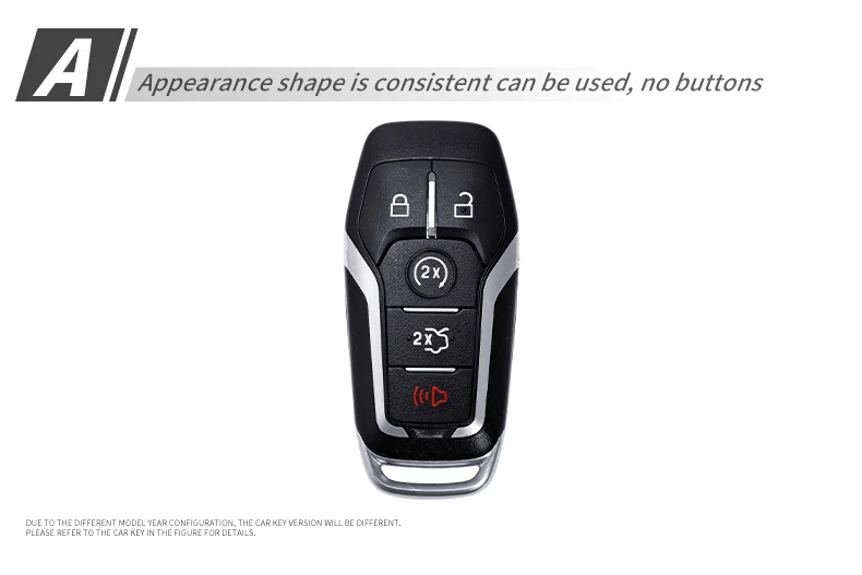 Carbon Fiber Car Smart Key Cover Case Fob For Lincoln MKZ MKC MKX For Ford Fusion Mondeo Mustang F150 Protect Shell Accessories - H1a84850f2bec4603b709aa8c6f324811y