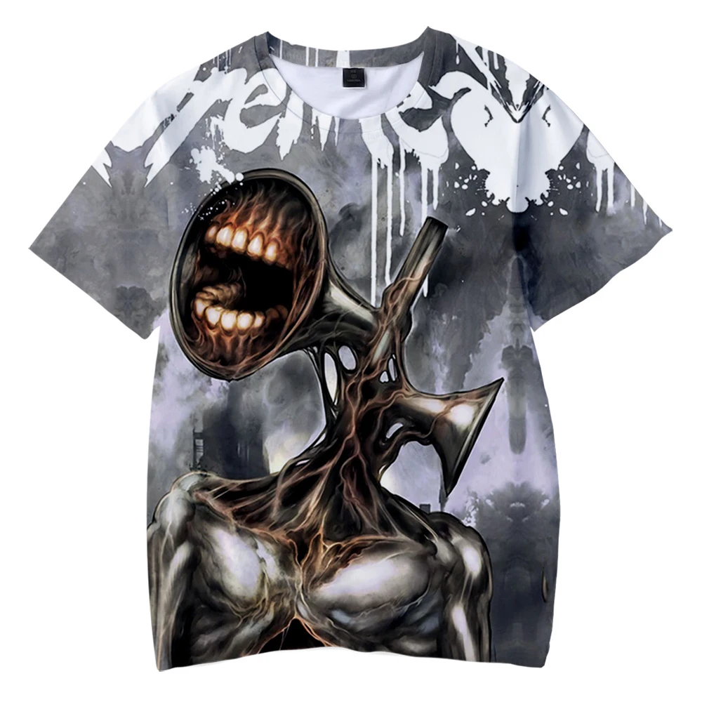 

Siren Head 3d Print T-shirt Scp Horror Game Streetwear Men Women Fashion T Shirt Hip Hop Children Kids Tees Tops Boy Girl Tshirt